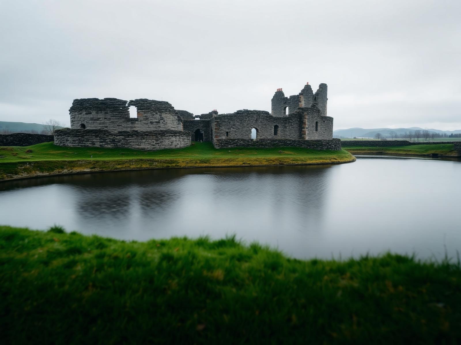 Historic stonework on the Isle of Bute