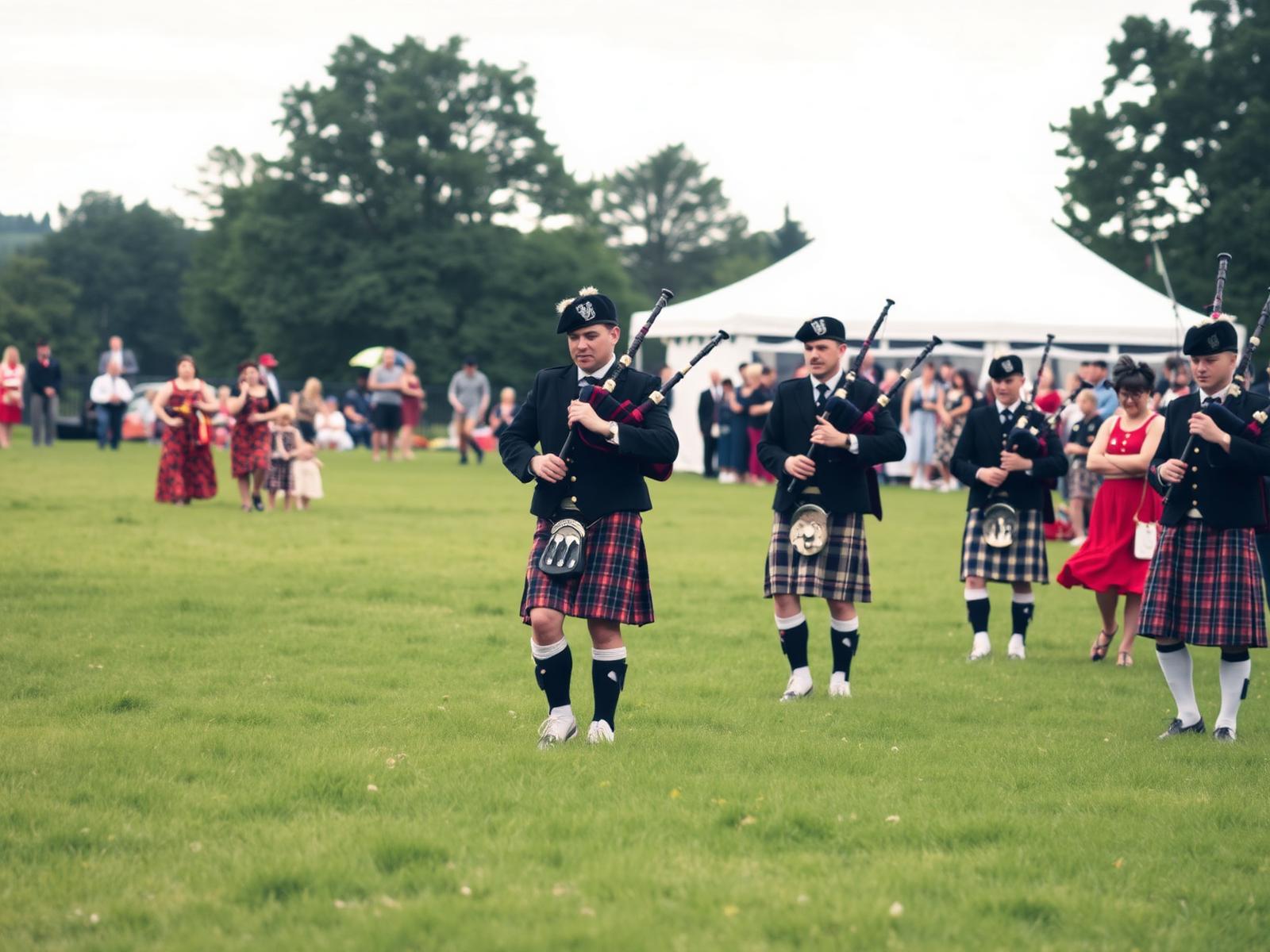 Highland games on the Isle of Bute